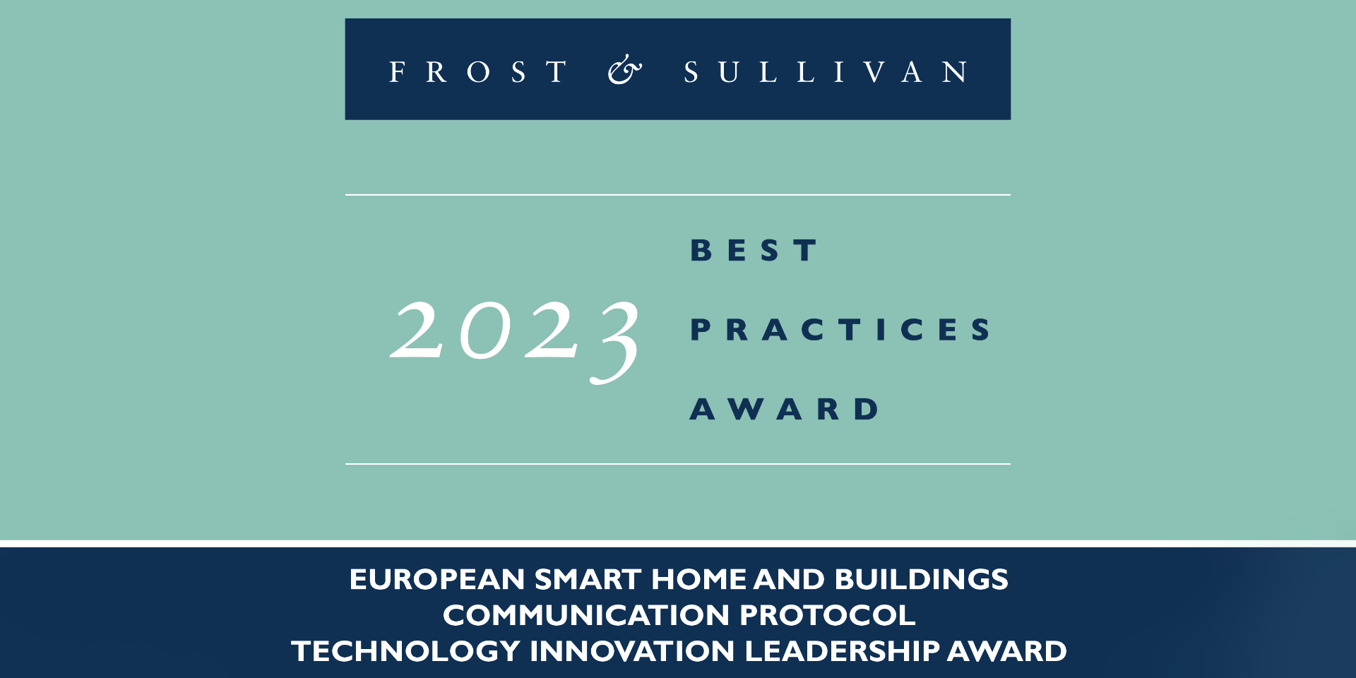 Frost & Sullivan grants KNX the 2023 Global Technology Innovation Leadership Award