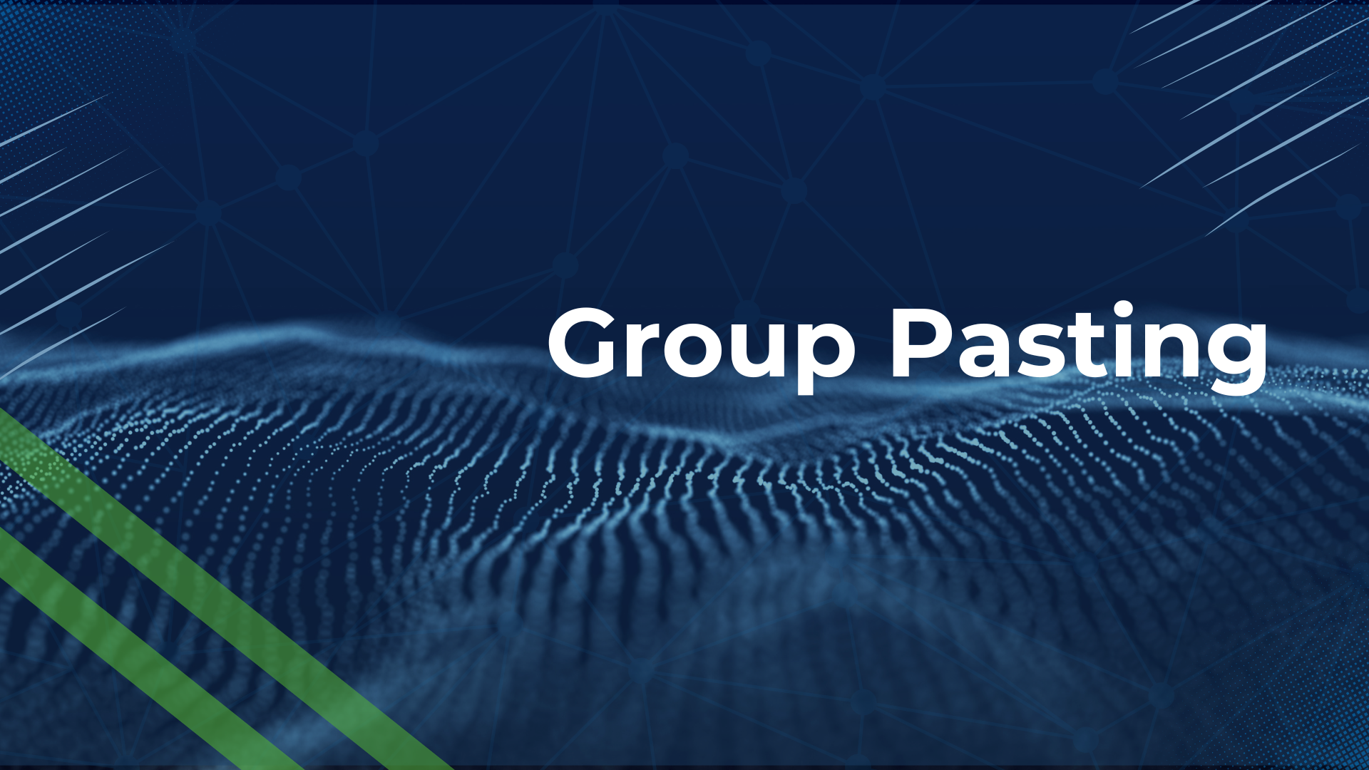 ETS6.3.0 - Group Pasting