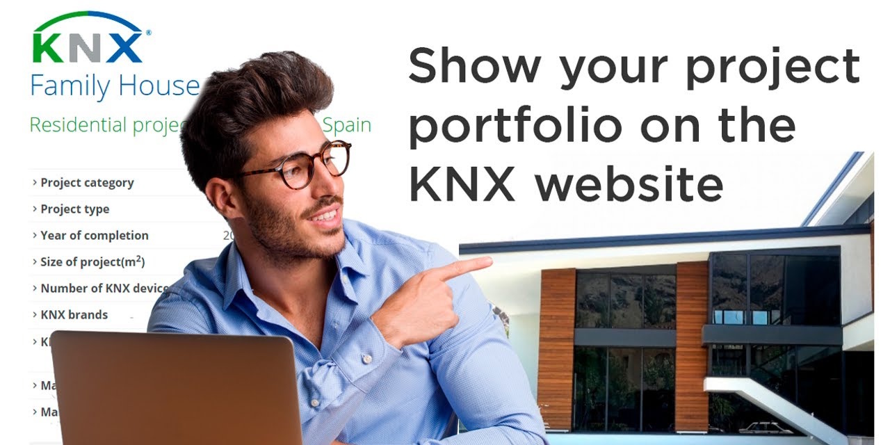 Show your project portfolio on the KNX website