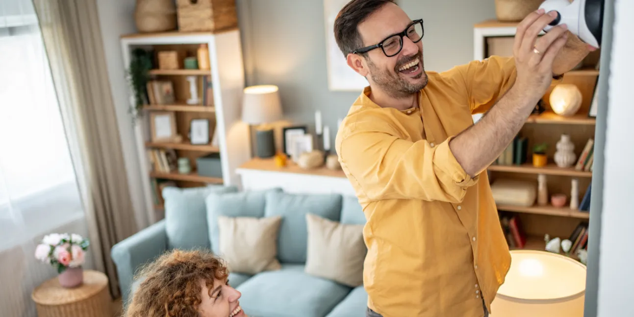 smart home setup secure