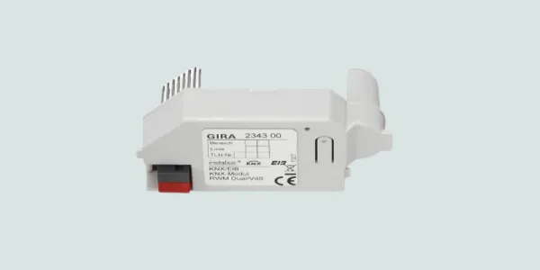 Gira Dual Q smoke and heat alarm with KNX module