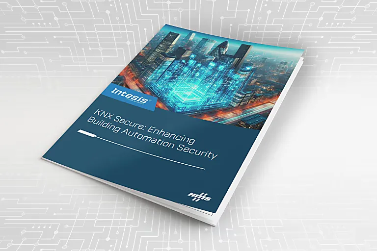 Cover of the Intesis whitepaper 'KNX Secure: Enhancing Building Automation Security'