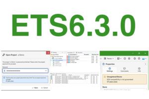 ETS6.3.0: Änderungen beim Öffnen eines bestehenden Projekts, Betrachten von Geräten in einem Projekt und manuellen Bearbeiten der Filtertabelle.