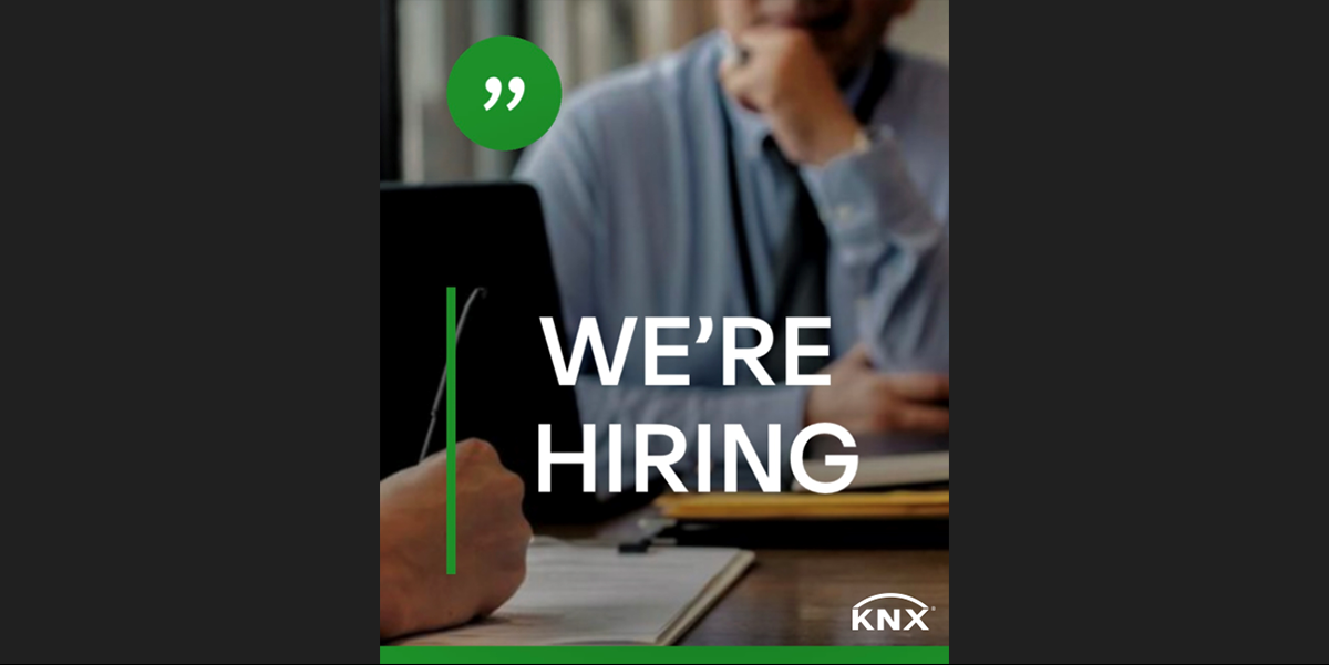 2 ofertas de empleo apasionantes para trabajar en KNX