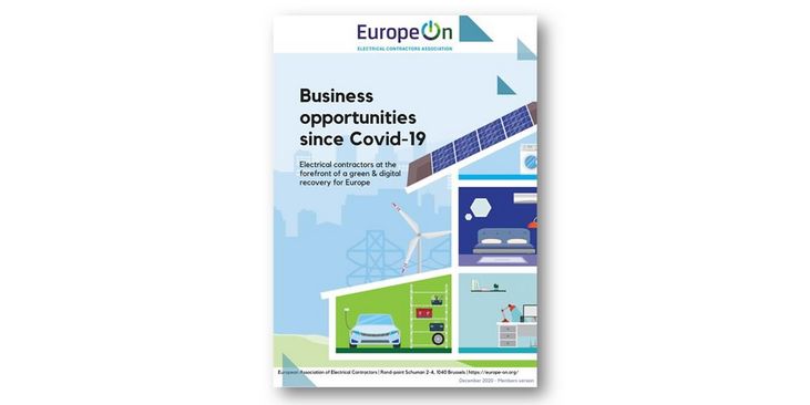 EuropeOn, der europäische Verband für Elektroinstallateure, veröffentlicht den Bericht „Geschäftsmöglichkeiten seit Covid-19“