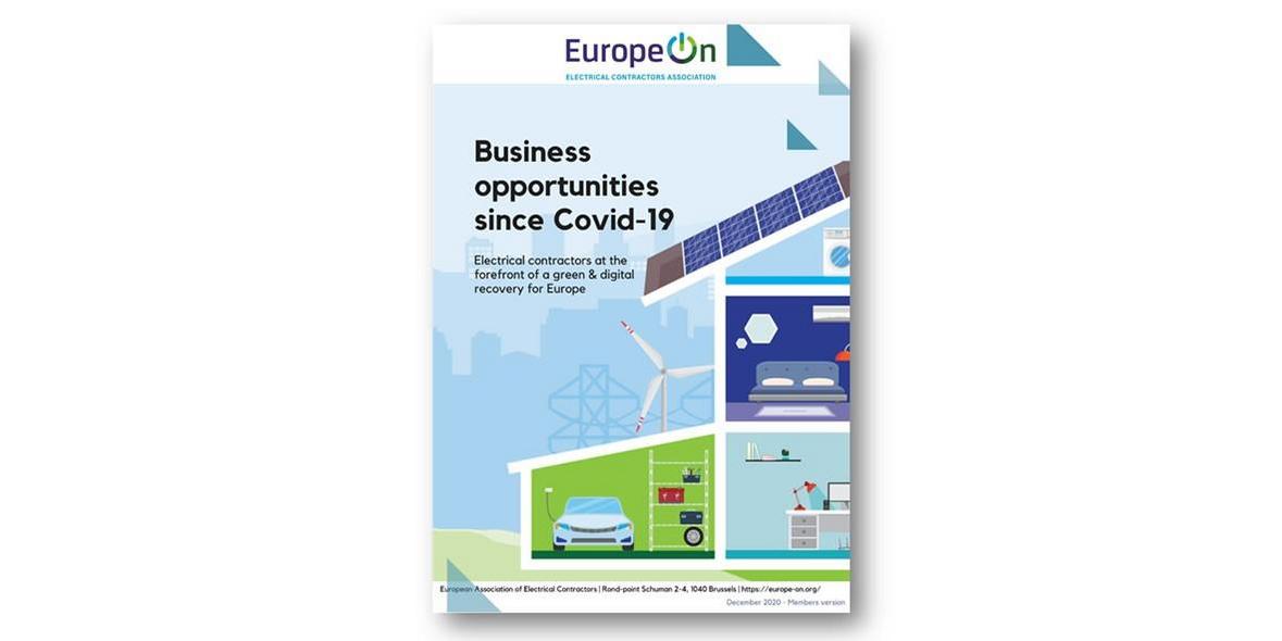 EuropeOn, l’Association européenne des entrepreneurs en électricité, lance le rapport « Business opportunities since Covid-19 »