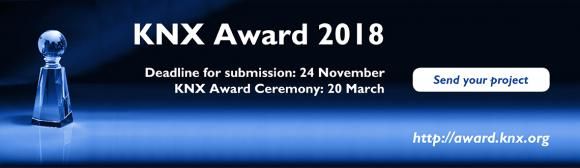 KNX Award 2018 - Hand in your project now!
