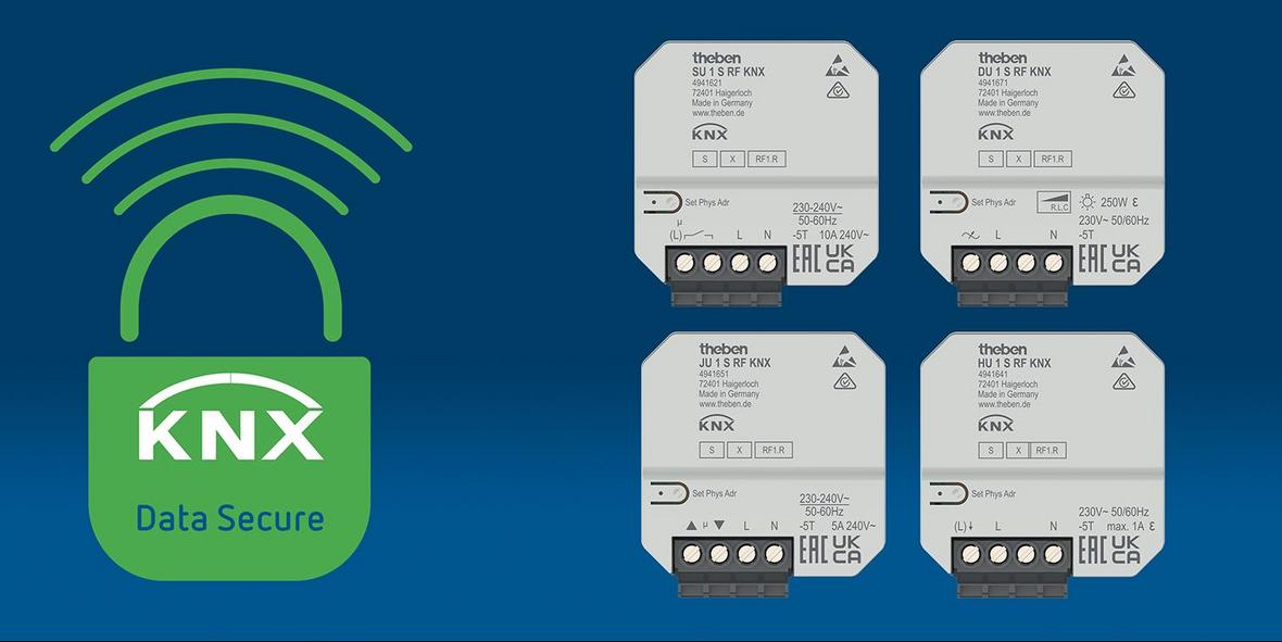 KNX RF actuators with Data Secure