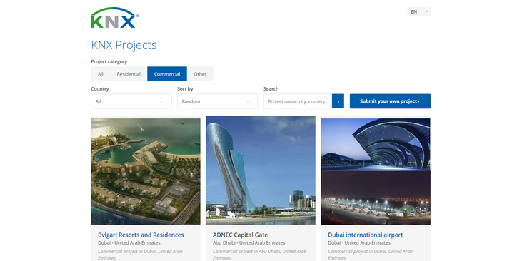 KNX start met een nieuw platform voor Smart Home en Building-projecten