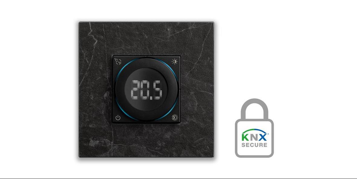 KNX-Thermostat mit Drehregler