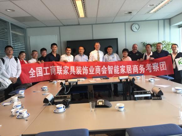 Large Chinese delegation visits the KNX Head Office