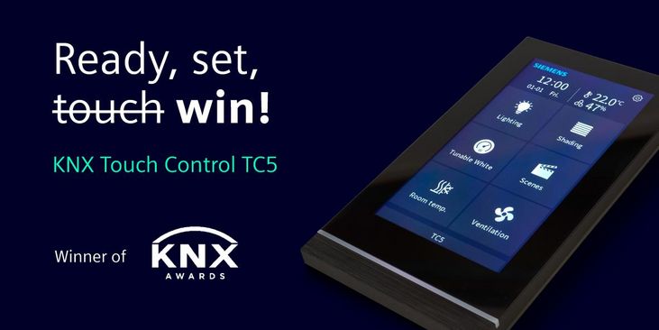 Le gagnant du KNX Product Award : Touch Control TC5