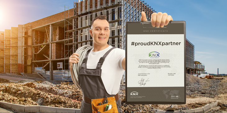 Montrez que vous êtes un fier d’être partenaire KNX et gagnez des licences ETS6 Professional